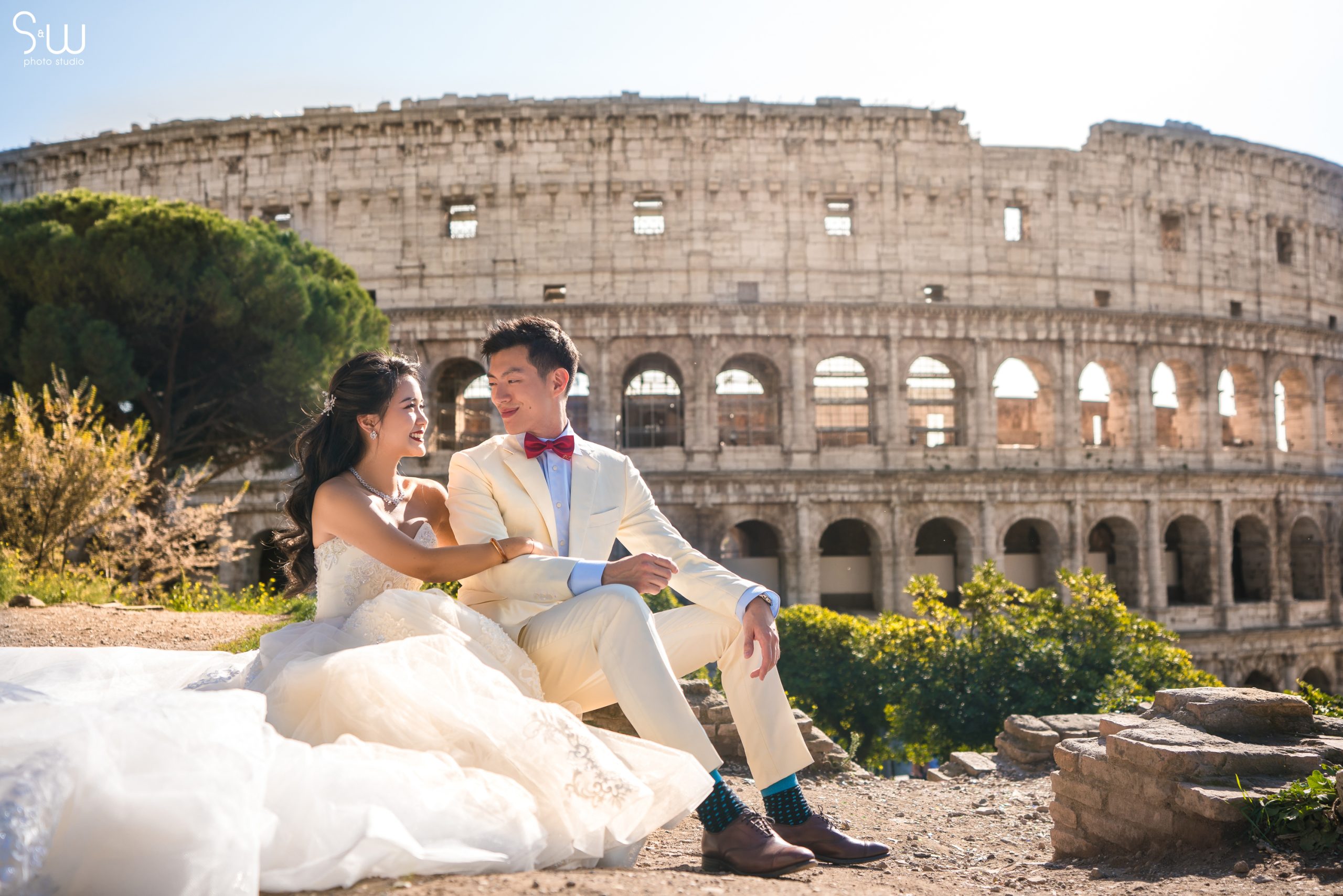 婚禮攝影, 義大利, 羅馬古堡, 海外婚禮